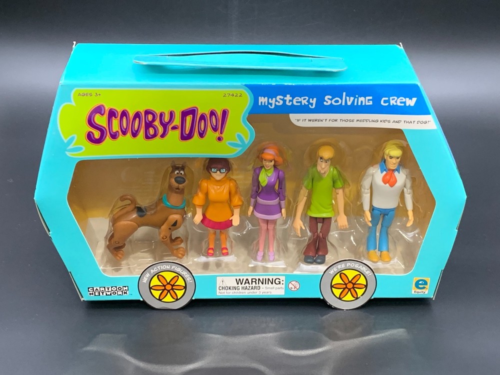 Scooby-Doo Mystery Solving Crew 5 Figures Set – NEW IN BOX – RARE