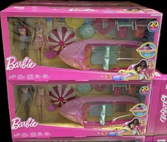 Barbie Lake Adventure Playset 20 Accessories Dolls Chairs Life Vests 1851598