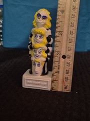 Vintage 1989 Beetlejuice 4in Figure- Hard Plastic Hollow
