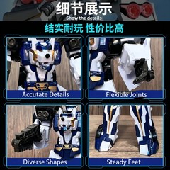 Tobot V Galaxy Detectives Sergeant Justice Captain Police Transforming Robot
