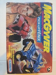 MACGYVER GLASSLITE Pick Up Fenix Truck (Red) Unused 1980s TV SERIES W/Acrylic