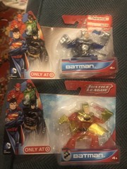 Unopened Red And Blue Mattel 2013 Justice League Batman Mini Figures Pair Target