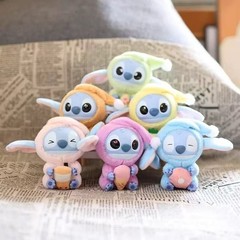 Miniso Stitch Eat Something Before Sleep Series Vinyl Figure Confirmed Blind Box