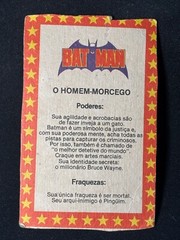ESTRELA BATMAN + INFO CARD & COMIC – SUPER POWERS BRAZIL VINTAGE FIGURE