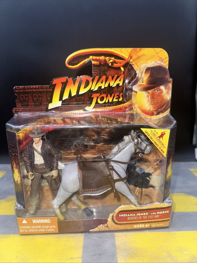 Hasbro Indiana Jones With Horse Action Figure Raiders Of The Lost Arc New