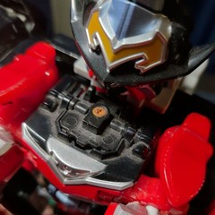 Power Rangers Mystic Force Megazord Titan red green & blue parts damaged