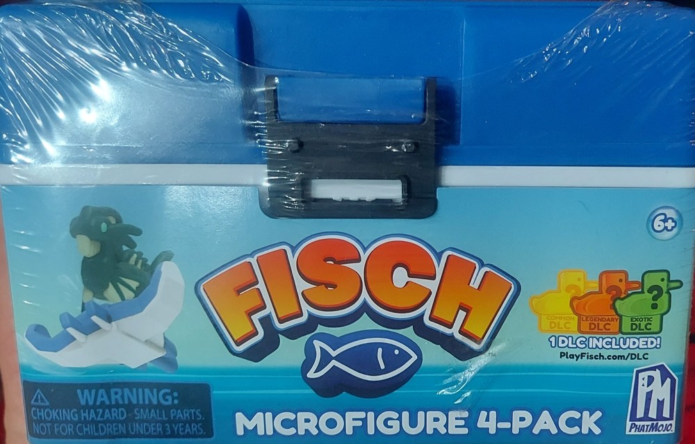 PhatMojo Fisch Collectible Action Figure Playset BLUE