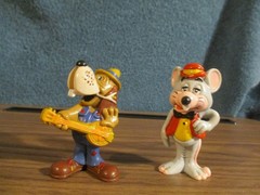 Vintage 1980’s / 1994 CHUCK E CHEESE SHOWTIME PIZZA PVC Figures x 12