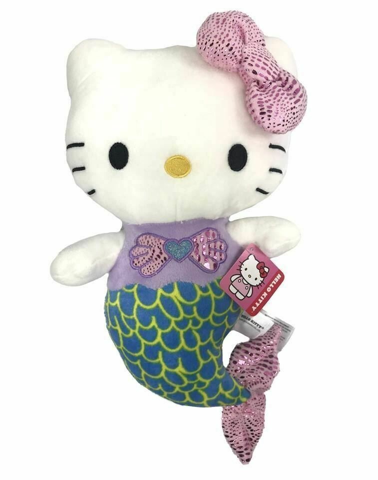 XLarge Hello Kitty Plush Mermaid 15 inches. Sanrio. Soft. New w/tag