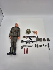 Lot of 21st Century Toys Vietnam Era US Soldier (4 with Accessories) + In Time
