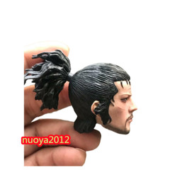 1/6 Japanese Warrior Miyamoto Musashi Head Model Fit 12” Male Action Figure Toy