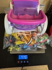 Mixed Toy Figures Lot 4 Lbs 14 Oz Barbie Little Tikes Animals Disney & More