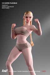 US 1/6 Female Suntan Big Bust Plump Silicone Seamless Body For 12″ Action Figure