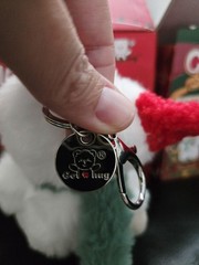 *Limited Edition* Handmade 5.9inch Snowman Teddy Bear Plush Keychain