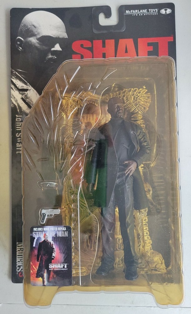 NEW MCFARLANE TOYS MOVIE MANIACS SERIES 3 SHAFT SAMUEL L. JACKSON FIGURE! C37
