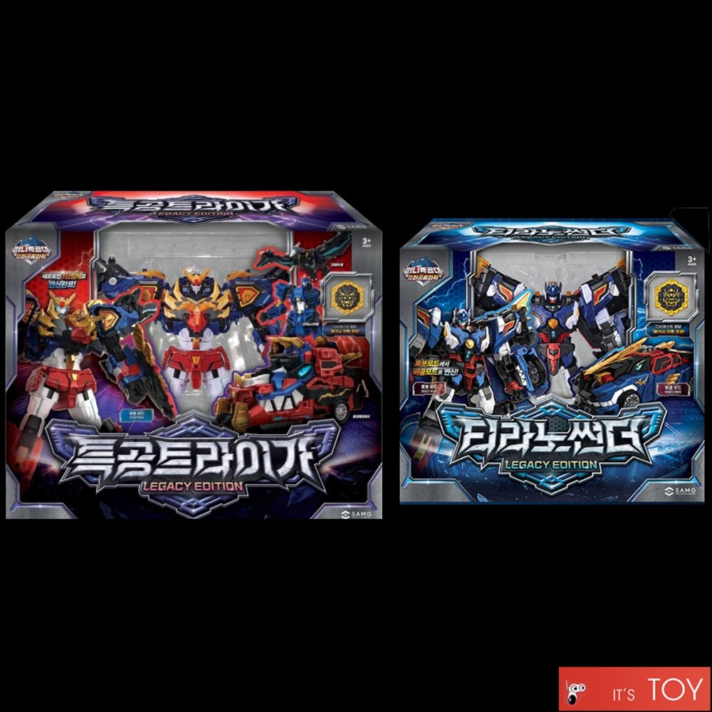 Miniforce Dinoid Warrior FORCE TRIGA & TYRANNO THUNDER LEGACY EDITION Dino Robot