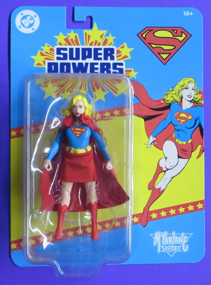 MCFARLANE SUPER POWERS SUPERGIRL SUPER GIRL WAVE 13 DC UNIVERSE IN HAND 4″ 5″