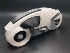 Retro Lightcycle color change glow light cycle for Tron vintage toys display