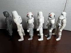 VINTAGE KENNER STAR WARS 1980 IMPERIAL HOTH ARMY AT AT COMMANDER STORMTROOPER 6