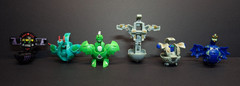Bakugan Lot of 6 — Ventus Aquos Haos Darkus — 300G–620G Battle Brawlers