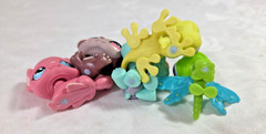 Lot of 5 – Hasbro Littlest Pet Shop Figures – 596 / 601 / 594 / 599 / 598