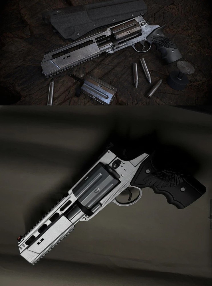 Resident Evil 9 Requiem 2026-Leon’s Revolver Requiem 1:1 Prop Cylinder Works