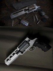 Resident Evil 9 Requiem 2026-Leon’s Revolver Requiem 1:1 Prop Cylinder Works