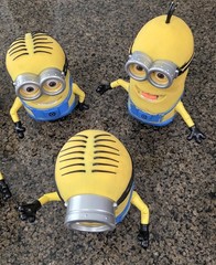 Thinkway Toys Despicable Me Minions Talking Figure DAVE BOB TIM STUART Lot Of 5