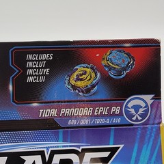 Beyblade Burst QuadStrike Homet Helios H8 and Tidal Pandora Epic P8 Spinning Top