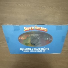 DC Direct Super Friends Aquaman and Black Manta Deluxe Action Figure Set NIB