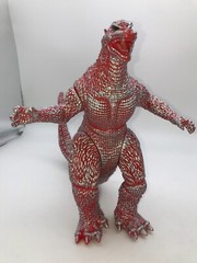 Huang Cheng Toys 15×10 Inch Red/Silver Toy Godzilla FIGURE
