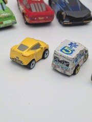 Disney Pixar Cars Lot Of 7 Die-cast & Plastic Some Missing Paint and Flaws