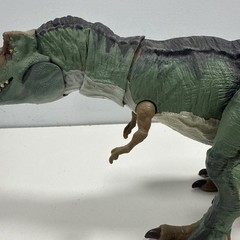 Custom Mattel Jurassic World Bull Buck T-Rex Rebirth Inspired Green Rex Escape