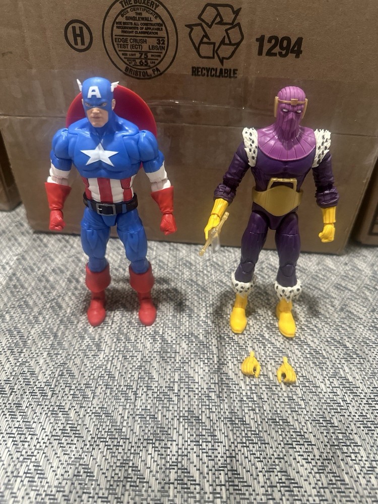 Marvel Legends Gamerverse Captain America And Baron Zemo (read Description)