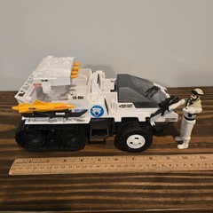 1985 G.I. Joe Snow Cat With Frostbite Driver. Complete. Hasbro ARAH. Read