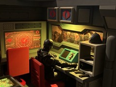 1:12 Scale 6” Gi Joe Classified Cobra Command Center Custom Diorama
