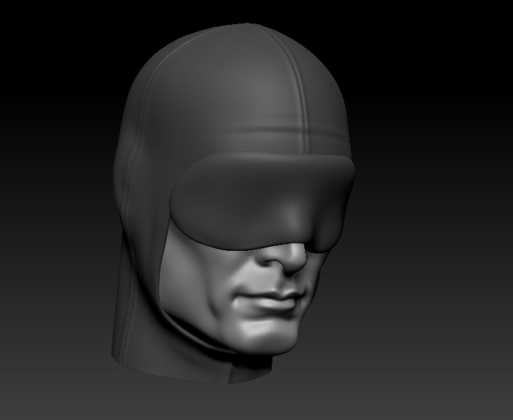90s Devil Man Custom Action Figure Head 1:9 or 1:6 Mego