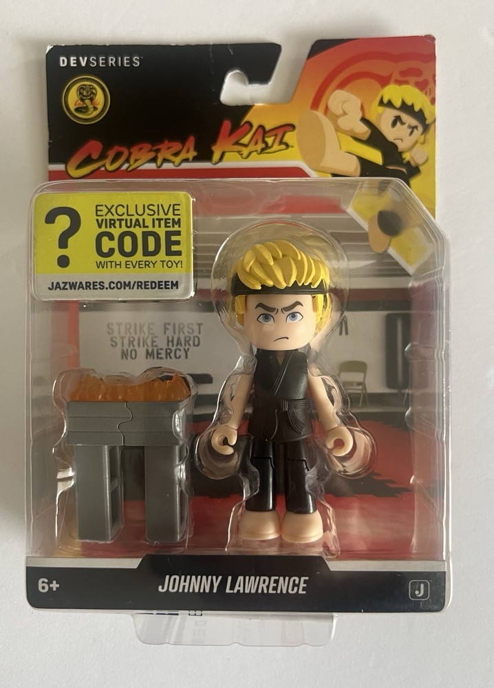 Devseries Cobra Kai Johnny Lawerence 3″ figure + Virtual Item Code NEW In Box