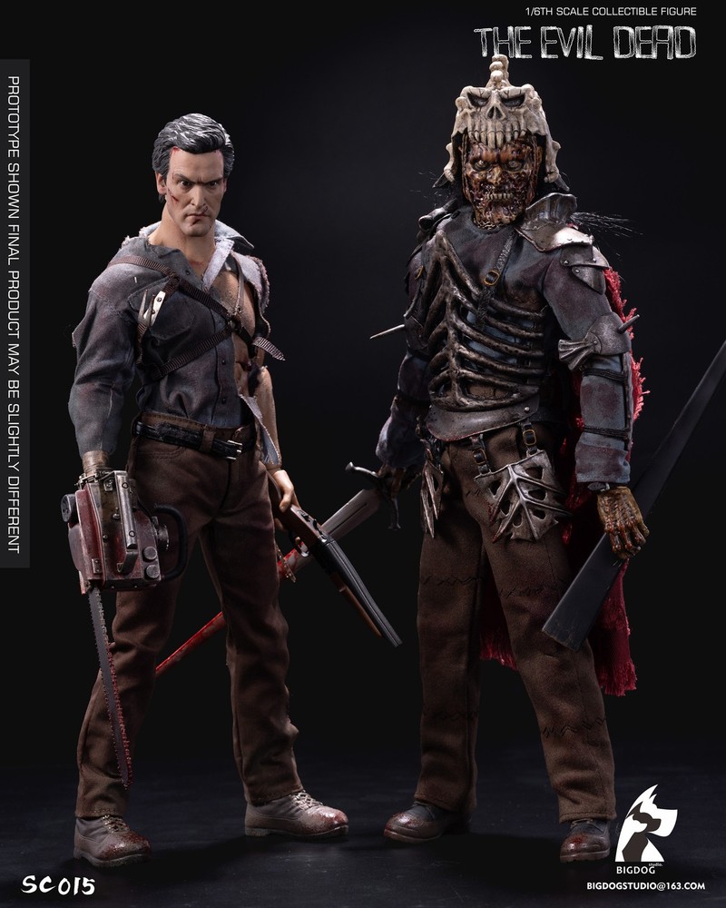 BIGDOG STUDIO. NO:SC015 Horror Book Ash Deluxe Edition 1/6 Action Figure INSTOCK
