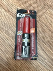 New Sealed Disney Star Wars Darth Vader Mini Lightsaber Bubbles 1oz Light Up Red
