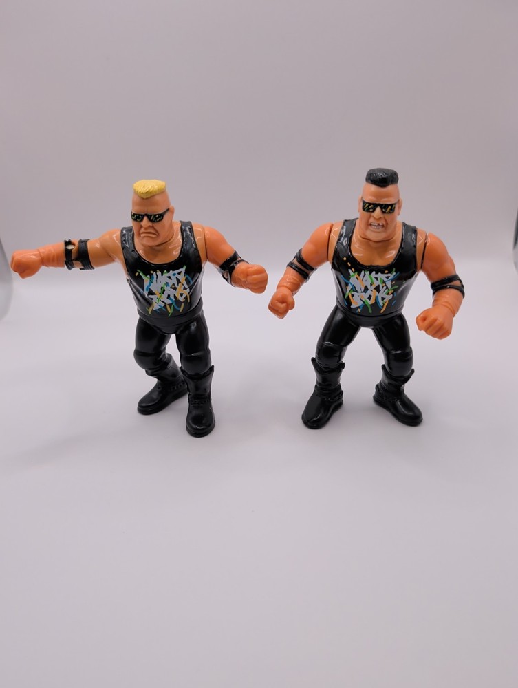 WWF Hasbro The Nasty Boys Knobbs And Sags