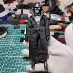 1/12 Spider-Man Noir Black Wired Trench Coat For 6″ ML Action Figure Body New