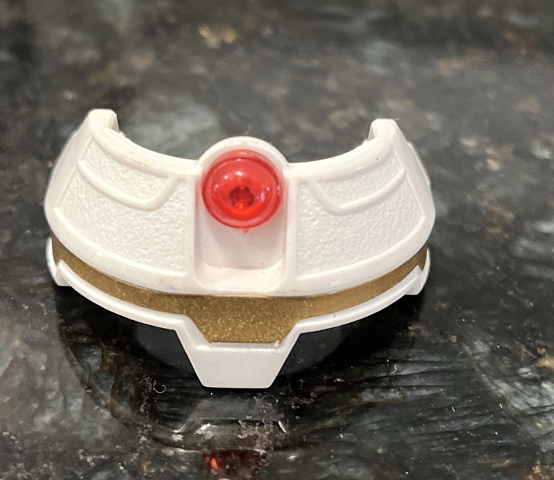 White Tigerzord Mighty Morphin Power Rangers 1994 Crown Helmet Head Part Vintage