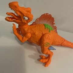 Zuru Smashers Mega Dinosaur Orange T-Rex Spinosaurus. Figures only. Lot of 2.
