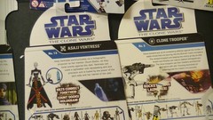 (8) Hasbro Star Wars The Clone Wars Card-backs