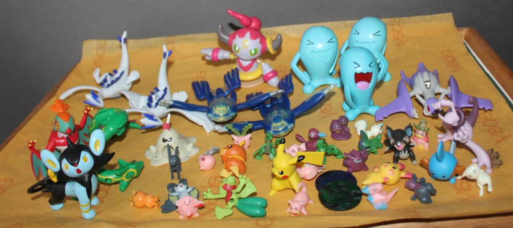 42 Piece Assorted Pokemon Toy Action Figures From Store Vending And Meal Toys