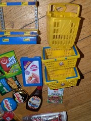 Zuru Mini Brand Toys Lot of Mixed Items Mini Brands Big Lot Shopping Carts Candy