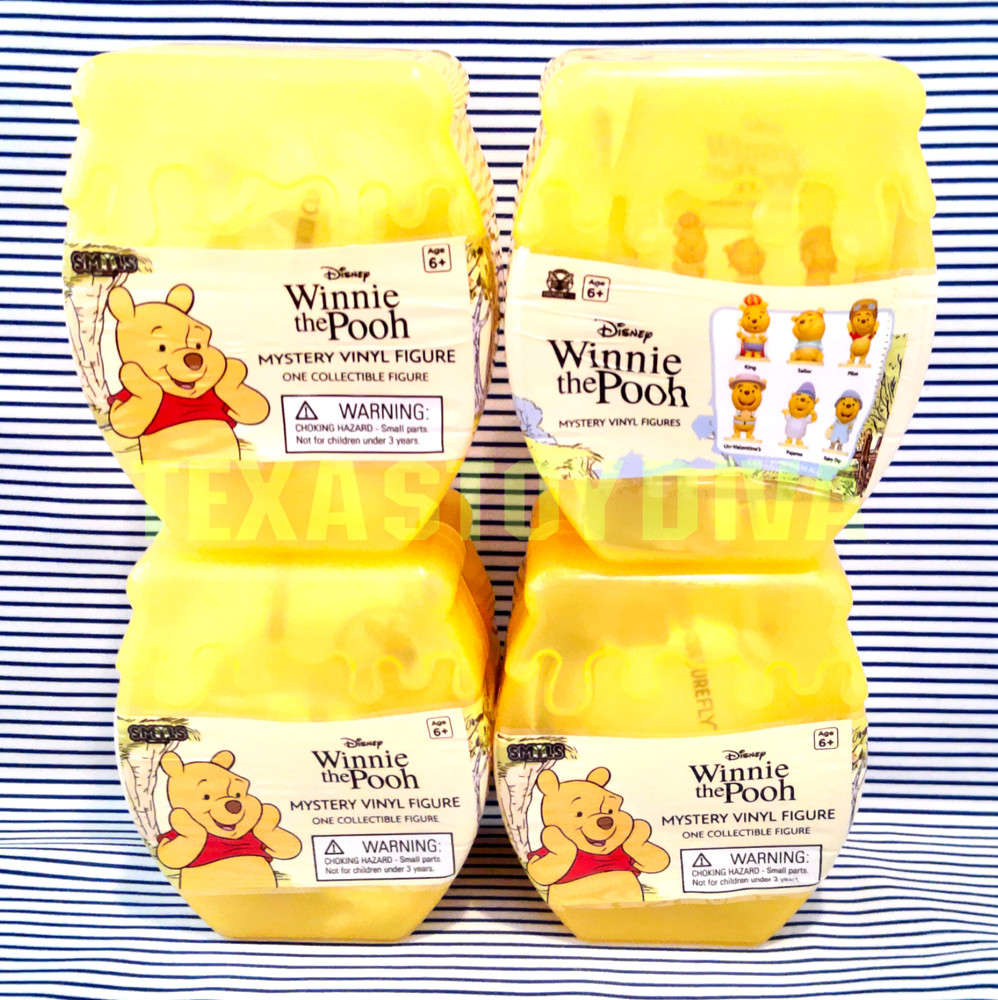 4 Culturefly Disney Winnie The Pooh Smols Mystery Vinyl Figure Packs 2026 New