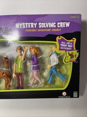 Scooby-Doo! Mystery Solving Crew- Poseable Adventure Figures-New (Rare)