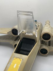 Vintage Star Wars Kenner X Wing Canopy Glass REPRO Part 1978 X-Wing Cockpit